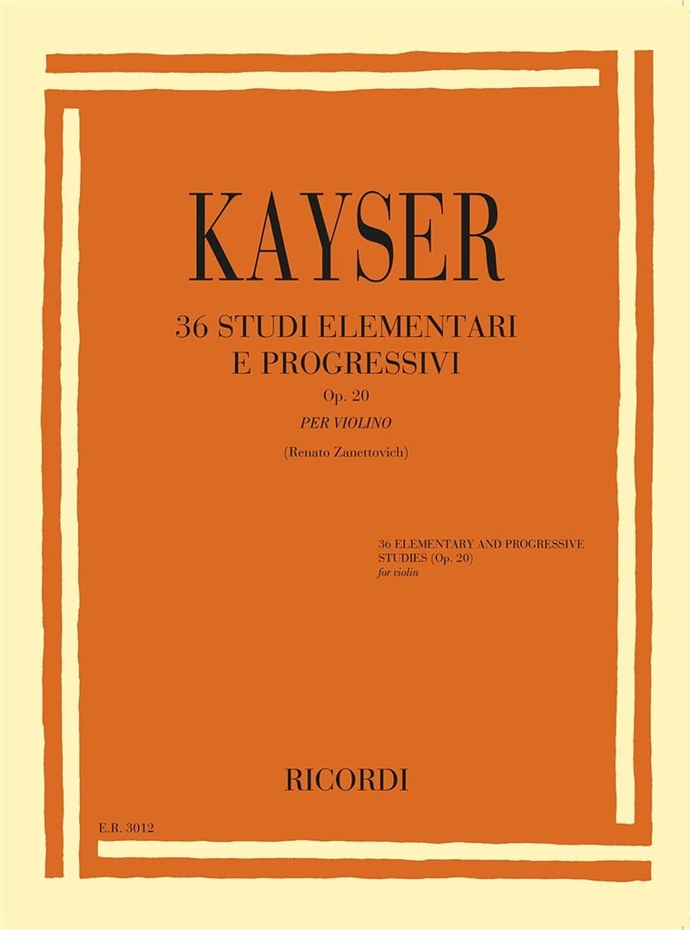 36 Studi elementari e progressivi Op.20